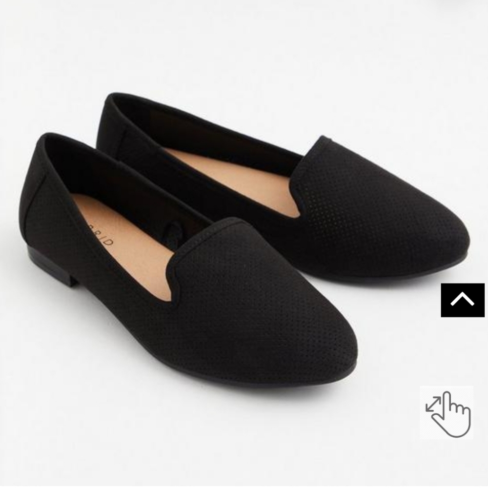 TORRID Black Loafers Size 11.5
